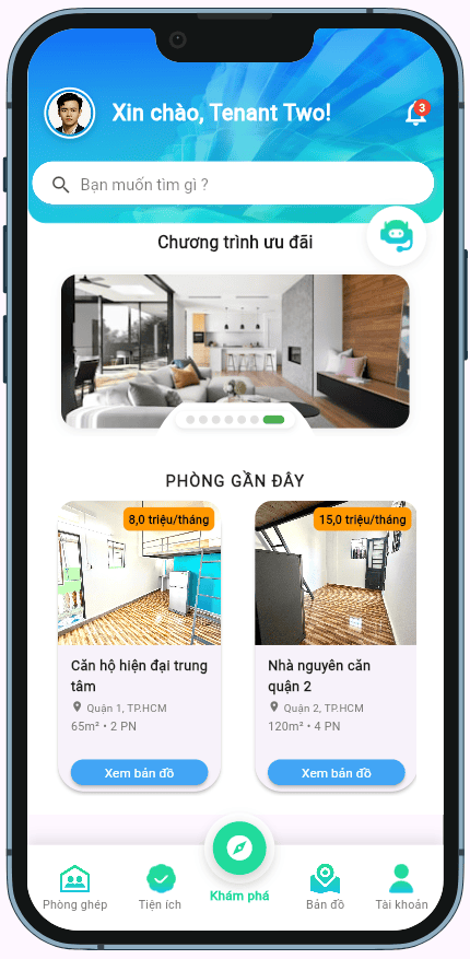 Giao diện đẹp mắt dễ sử dụng